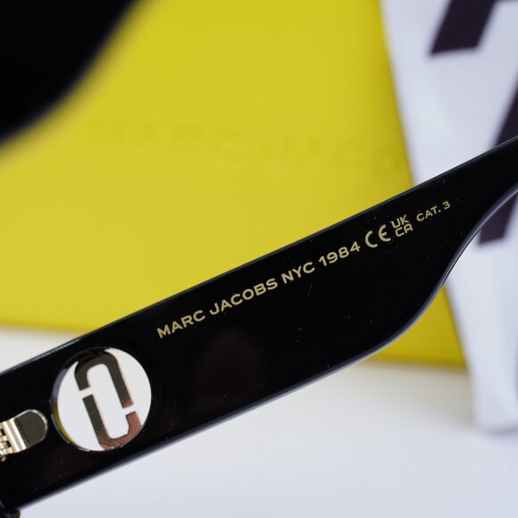 Marc Jacobs MARC 697/S 0807 FF Cat Eye Sunglasses - Black\Violet Gradient - Picture 8 of 9